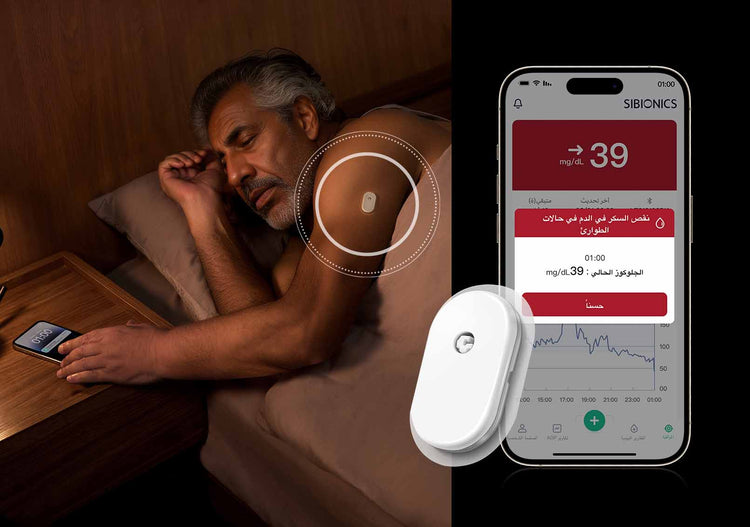 SIBIONICS GS1 Continuous Glucose Monitoring (CGM) System – SIBIONICS AE