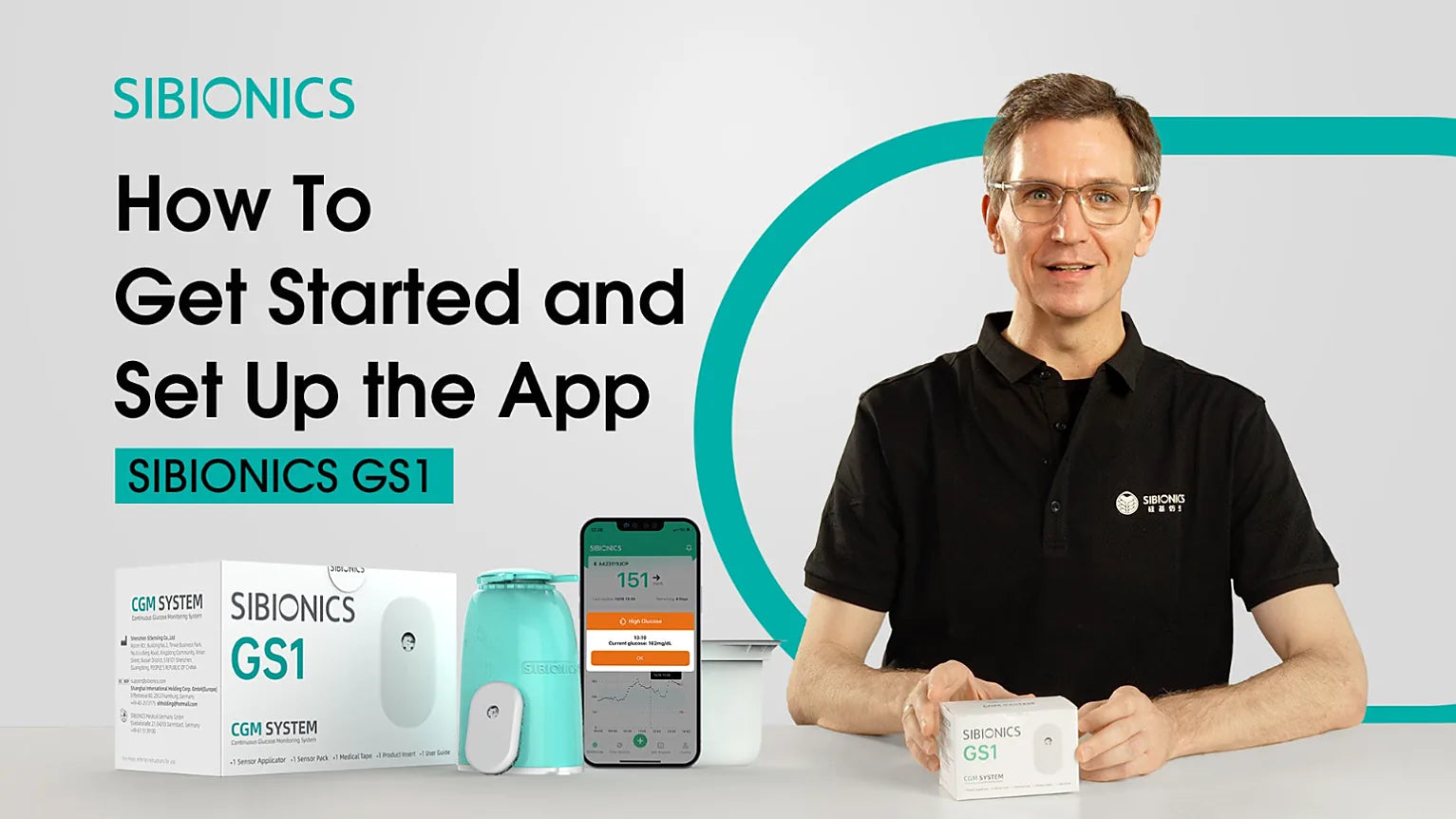 Video: How to get started and set up the app, SIBIONICS GS1